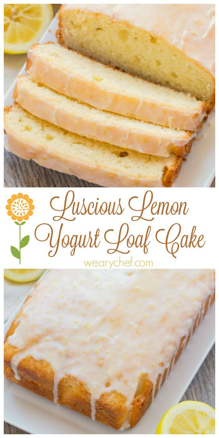 Pucker up for this wonderful yogurt loaf cake with lemon!