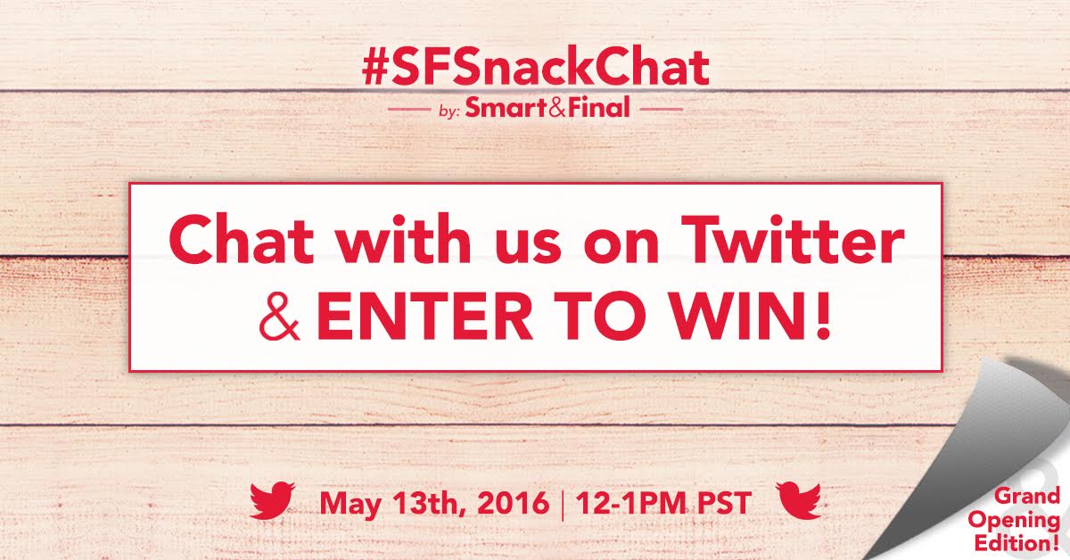 Join a Twitter party on May 11 for a chance to win a $250 gift card!