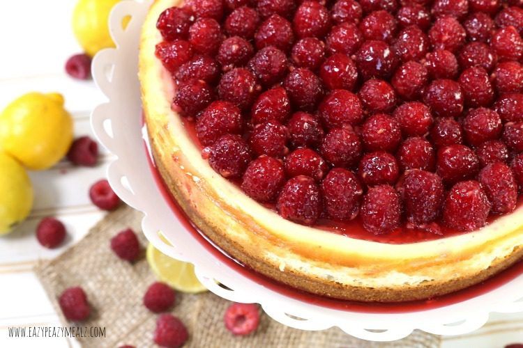 Raspberry Lemon Cheesecake by Eazy Peazy Mealz