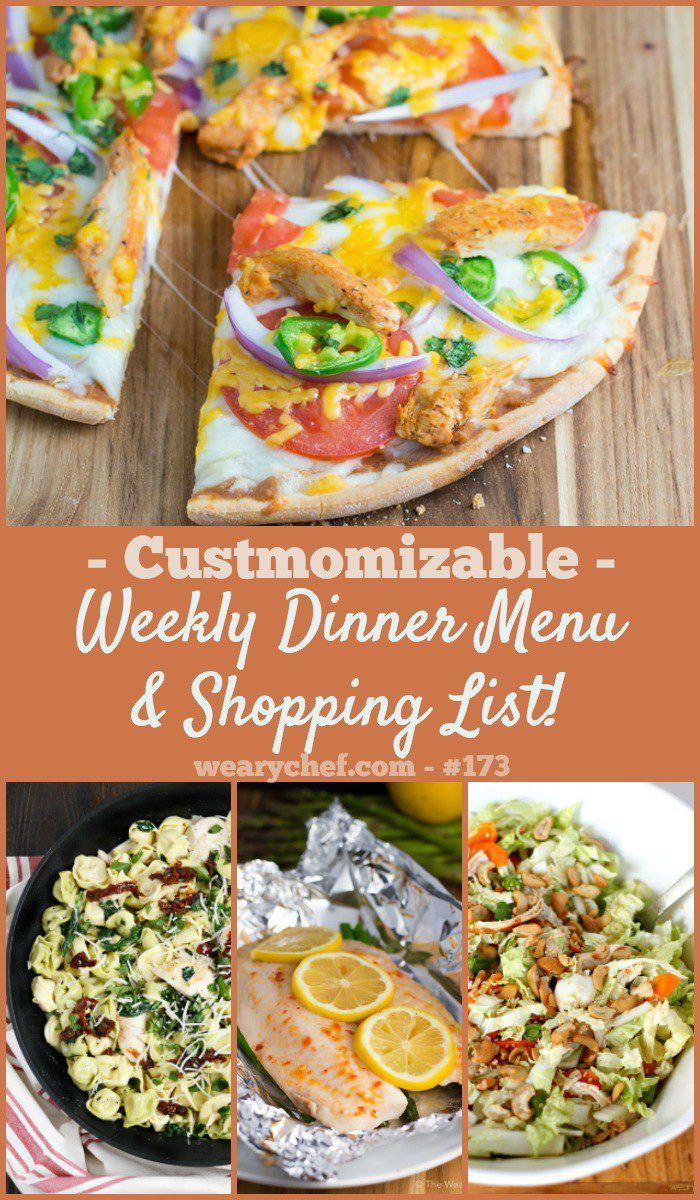 Dig into this week's menu of dinner recipes featuring skillet meals, southwest pizza, and lots more!