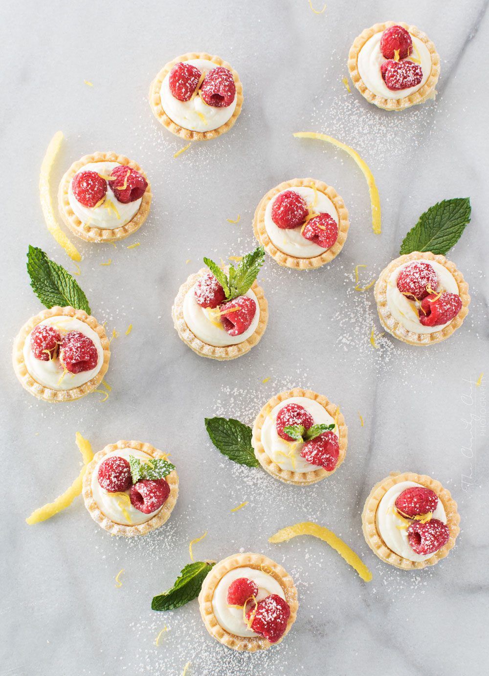 These mini lemon white chocolate cheesecakes taste even better than they look!