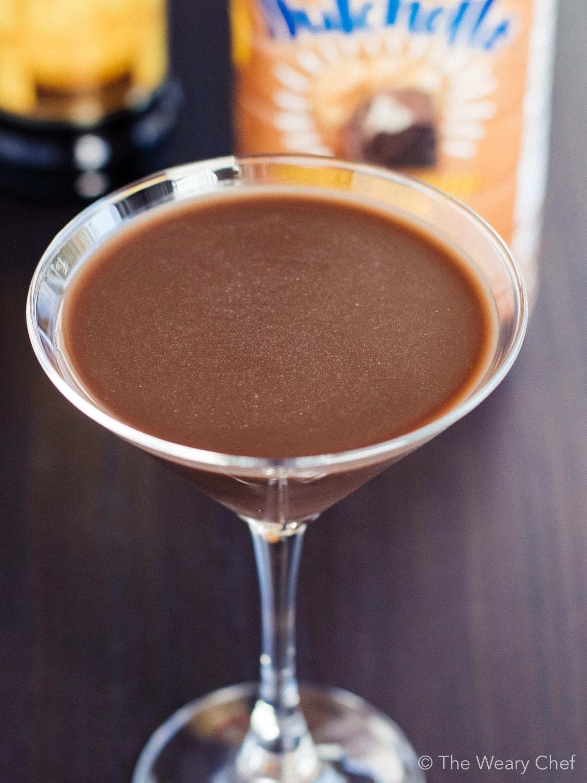 Enjoy this dairy free chocolate mudslide for a dessert cocktail.