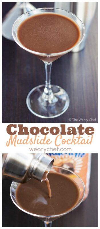Chocolate Mudslide Cocktail Recipe - The Weary Chef