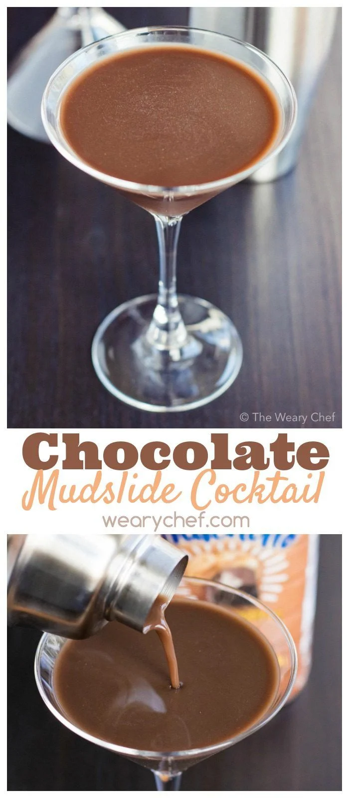 You'll love this easy, dairy free chocolate mudslide cocktail recipe!