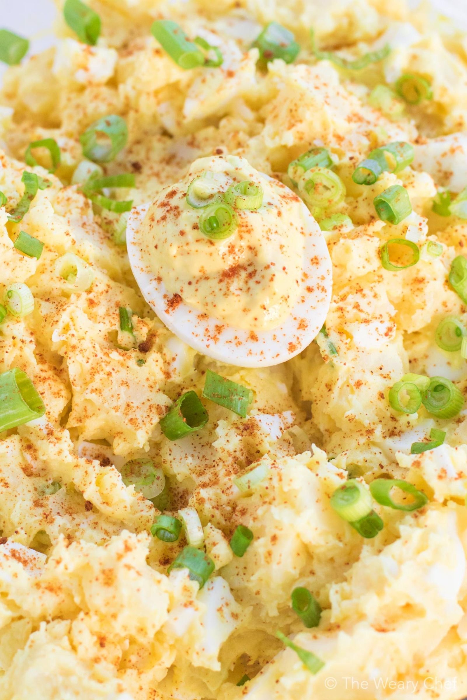 Deviled Egg Potato Salad The Weary Chef