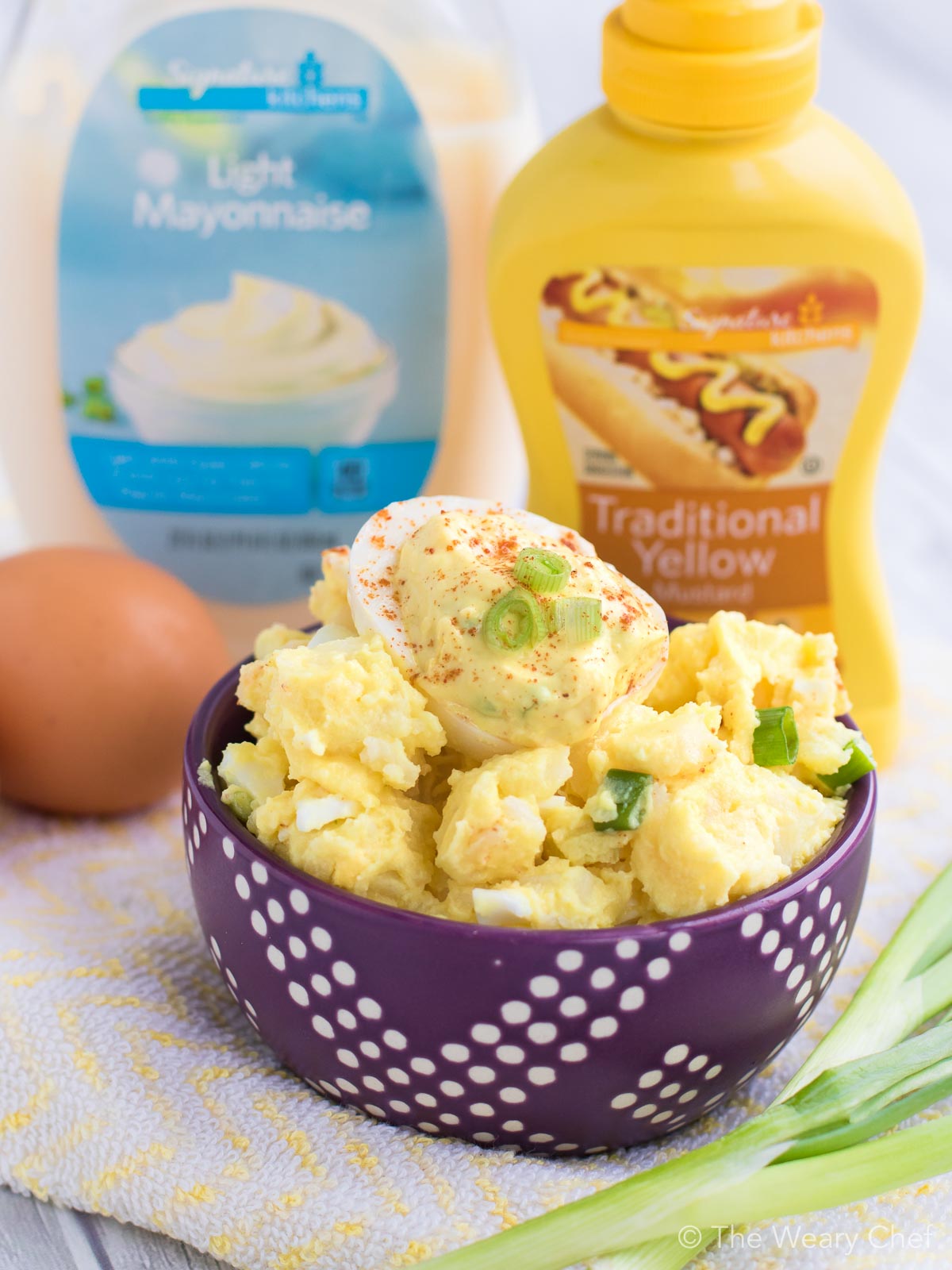 You only need a few simple ingredients to make this deviled egg potato salad this summer.