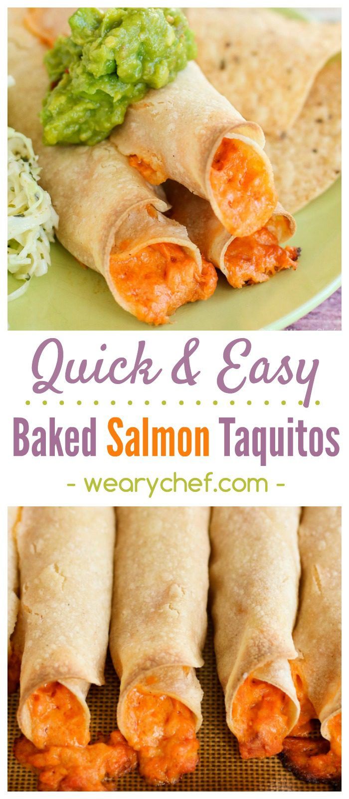 You'll fall hard for these oven taquitos stuffed with a creamy, cheesy salmon filling!