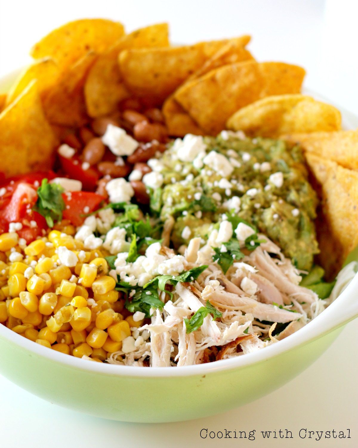 Chicken Taco Salad - by Cooking with Crystal for The Weary Chef