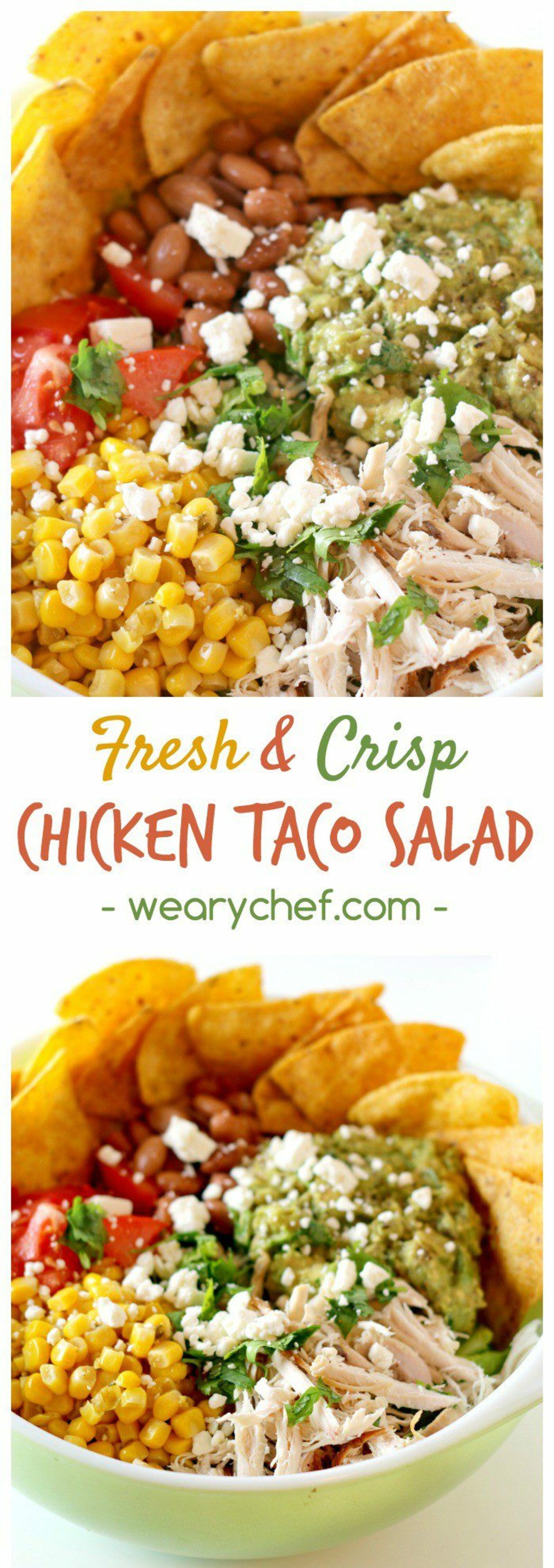 Chicken Taco Salad - The Weary Chef