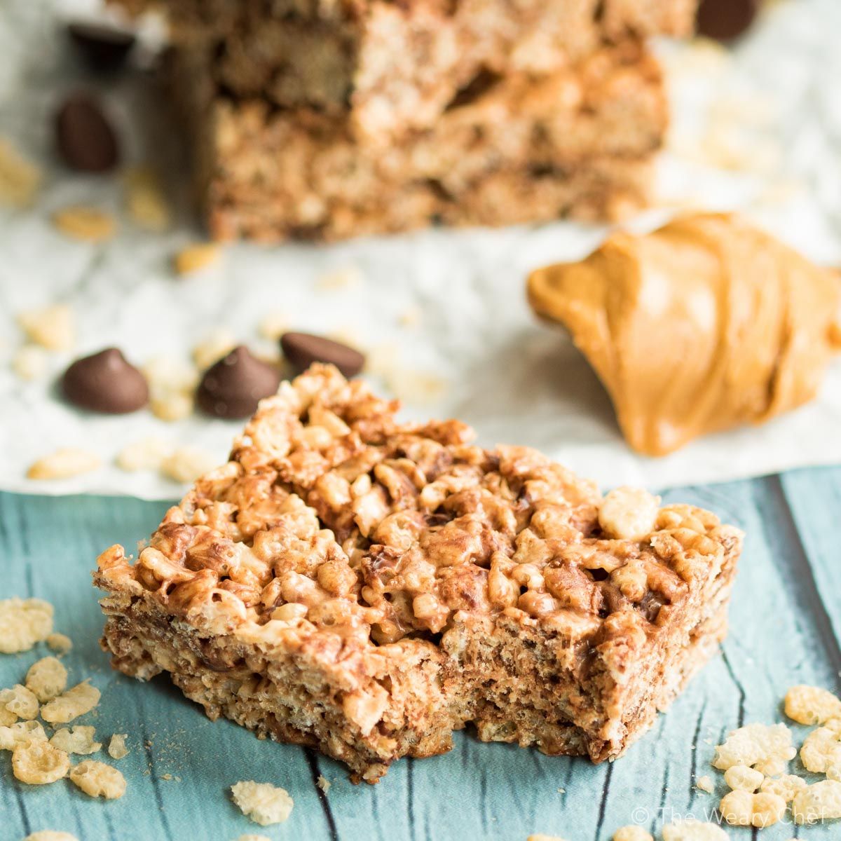 Chocolate Peanut Butter Rice Krispie Treats might be your new favorite dessert!