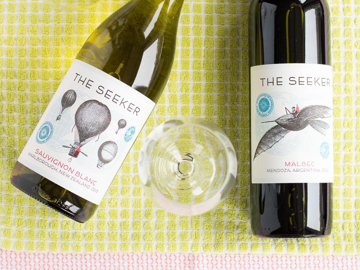 The Seeker is a lively line of wines from all over the world.