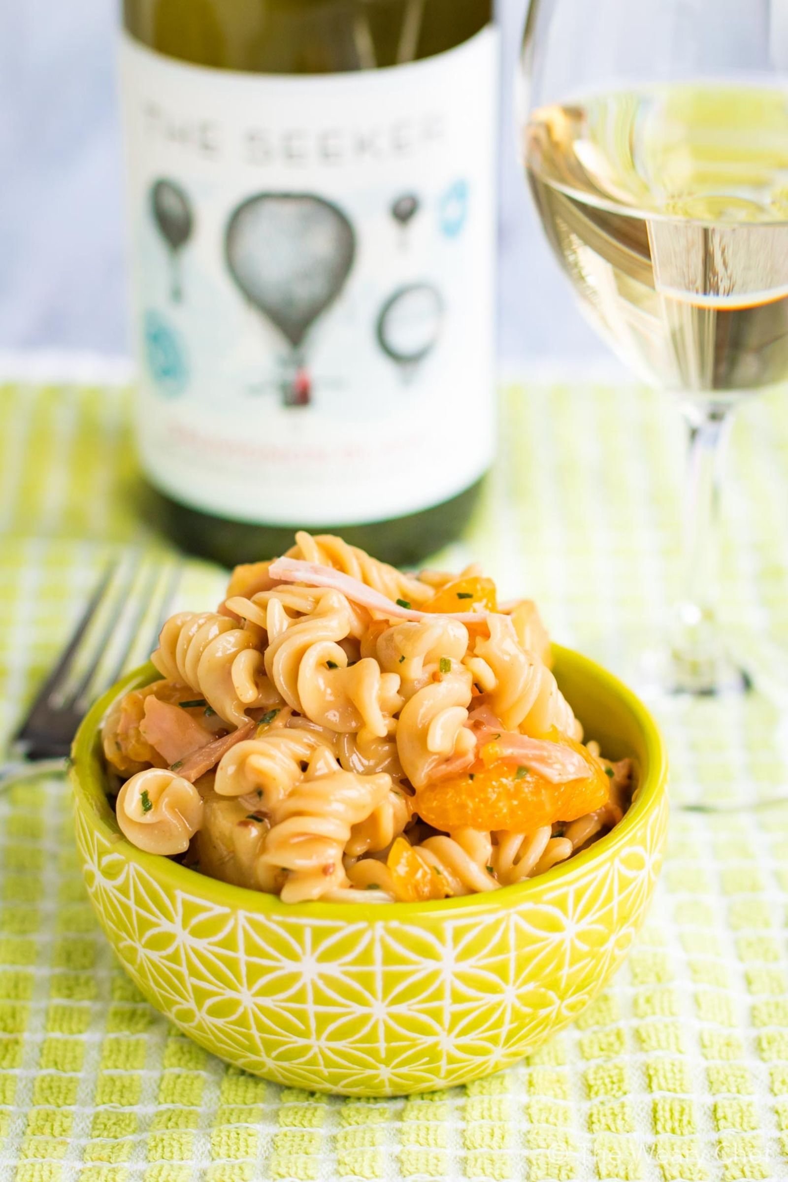 The Seeker Wines are the perfect partner for Hawaiian Pasta Salad!