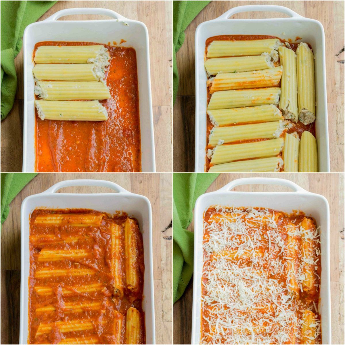 Come see how to make homemade manicotti step by step!