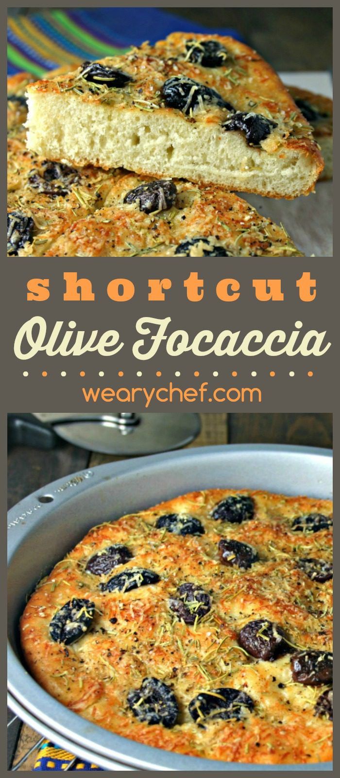 Shortcut Olive Focaccia Bread Recipe