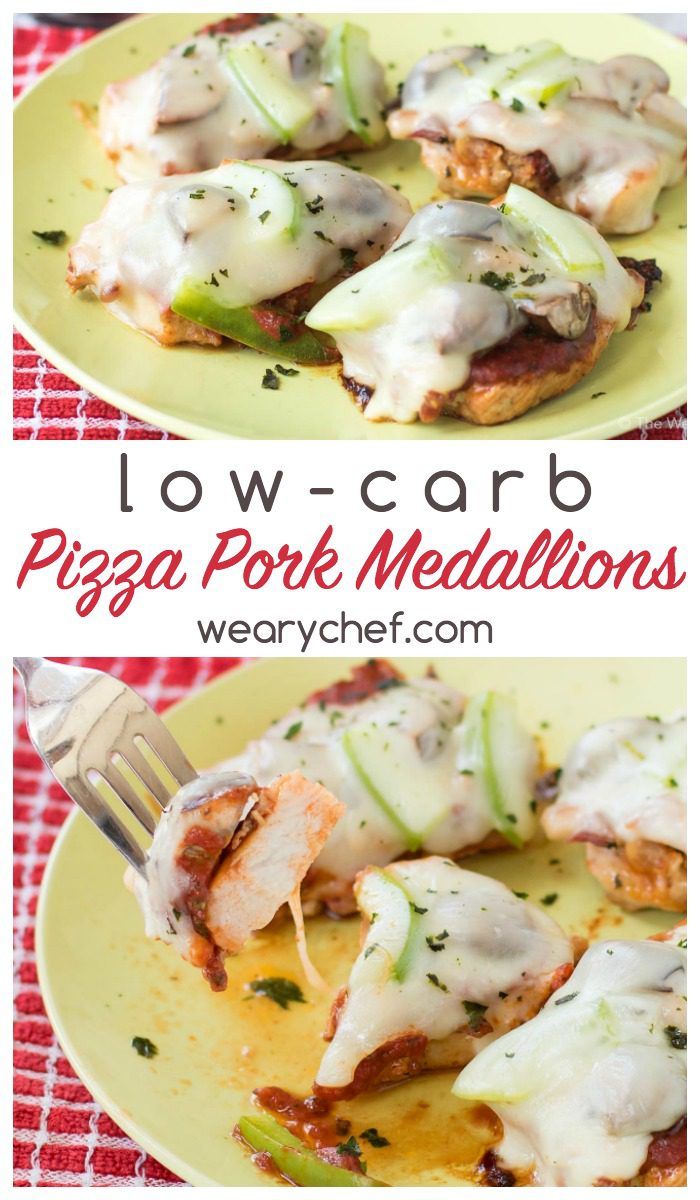 Forget traditional pizza when you can enjoy these low carb Pizza Pork Medallions instead!