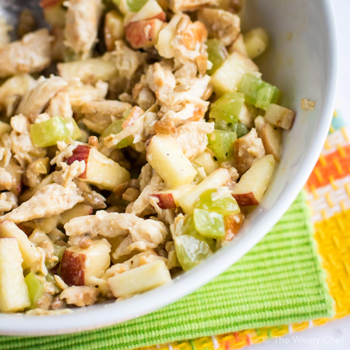 This easy spin on Waldorf Chicken Salad is a perfect lunch or dinner recipe!