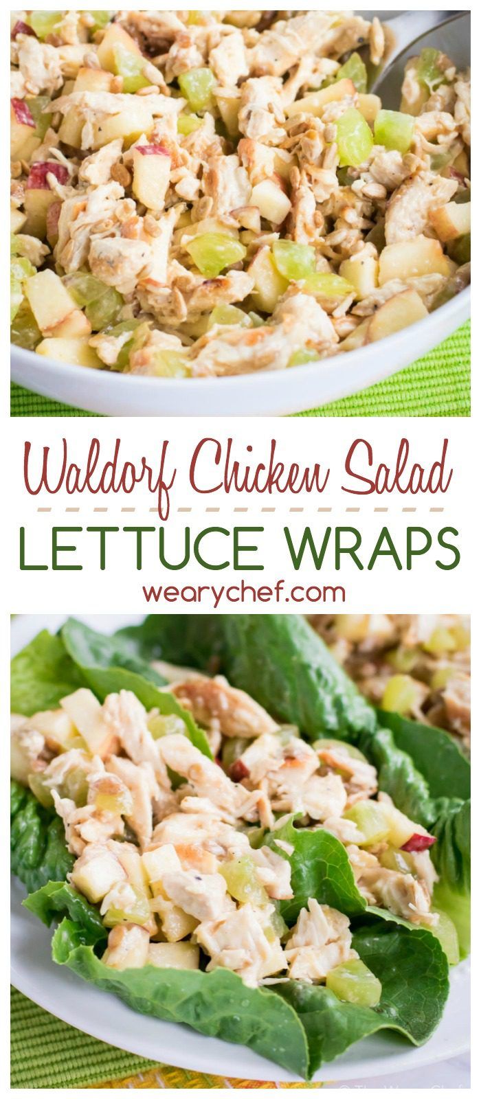 Whip up a batch of this Waldorf Chicken Salad for quick lunches all week long!