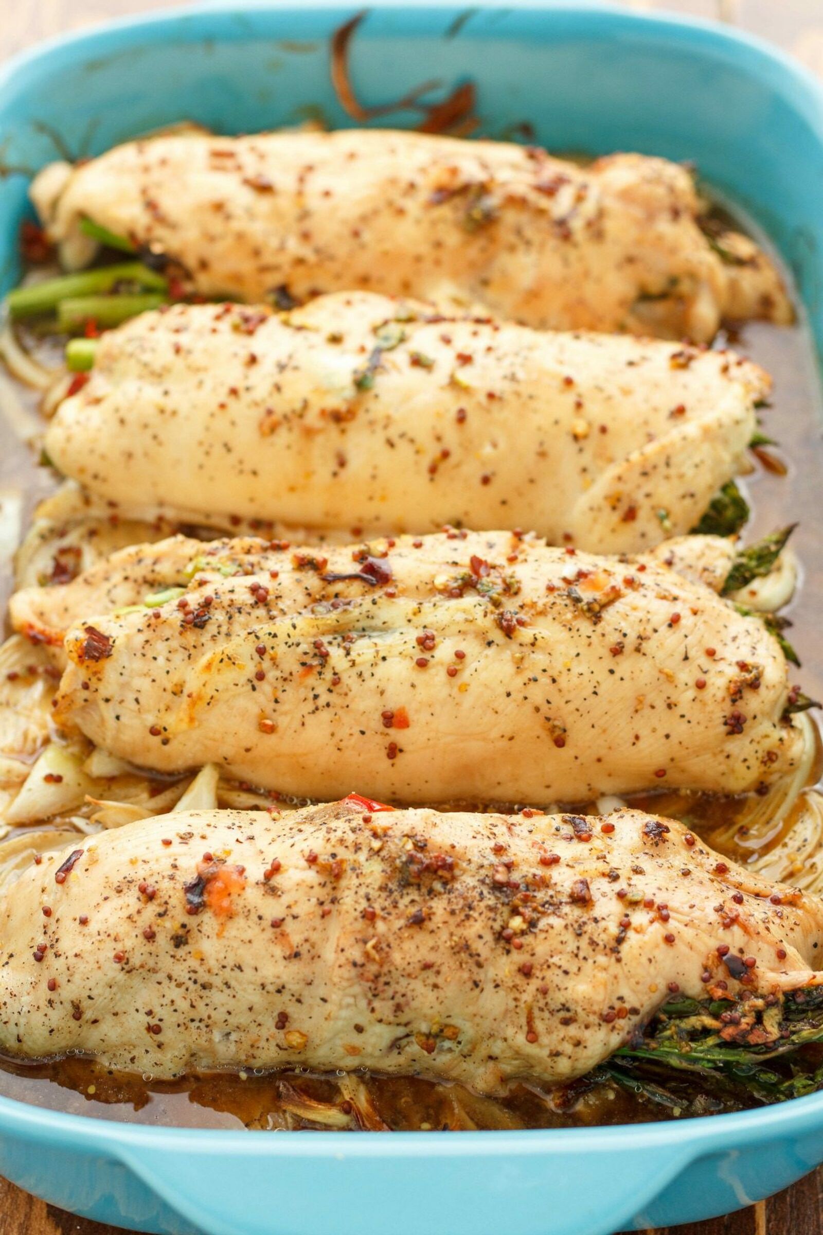 This asparagus stuffed chicken is well worth the minimal effort. Great for guests but easy enough for a weeknight dinner!