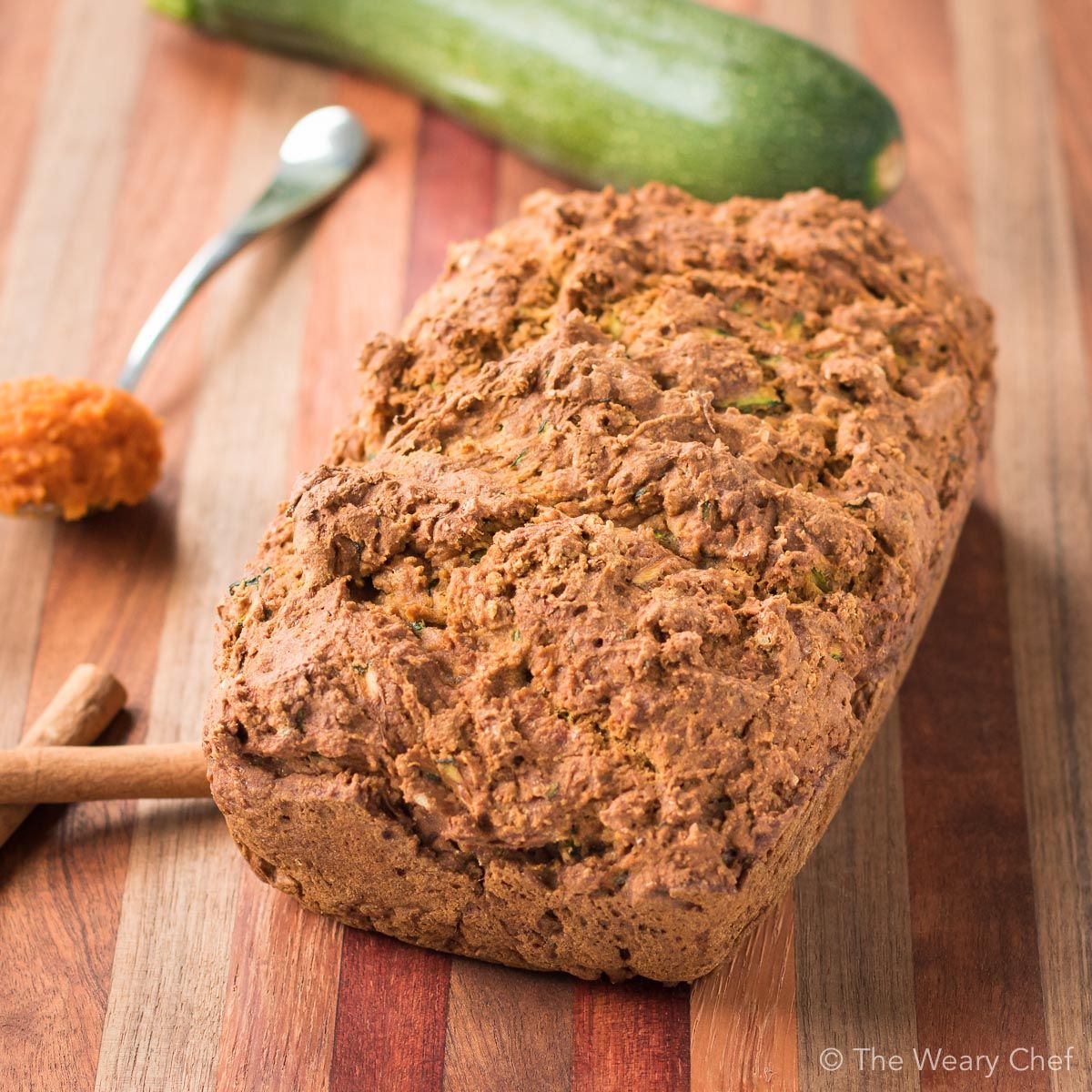 You'll love this quick and healthy Pumpkin Zucchini Bread recipe!