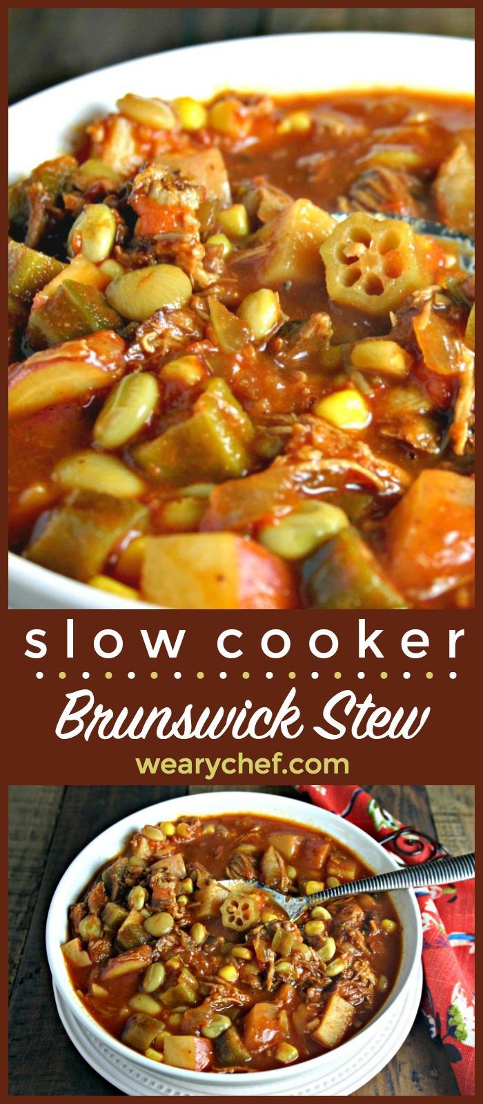 Easy Brunswick Stew in the Slow Cooker The Weary Chef