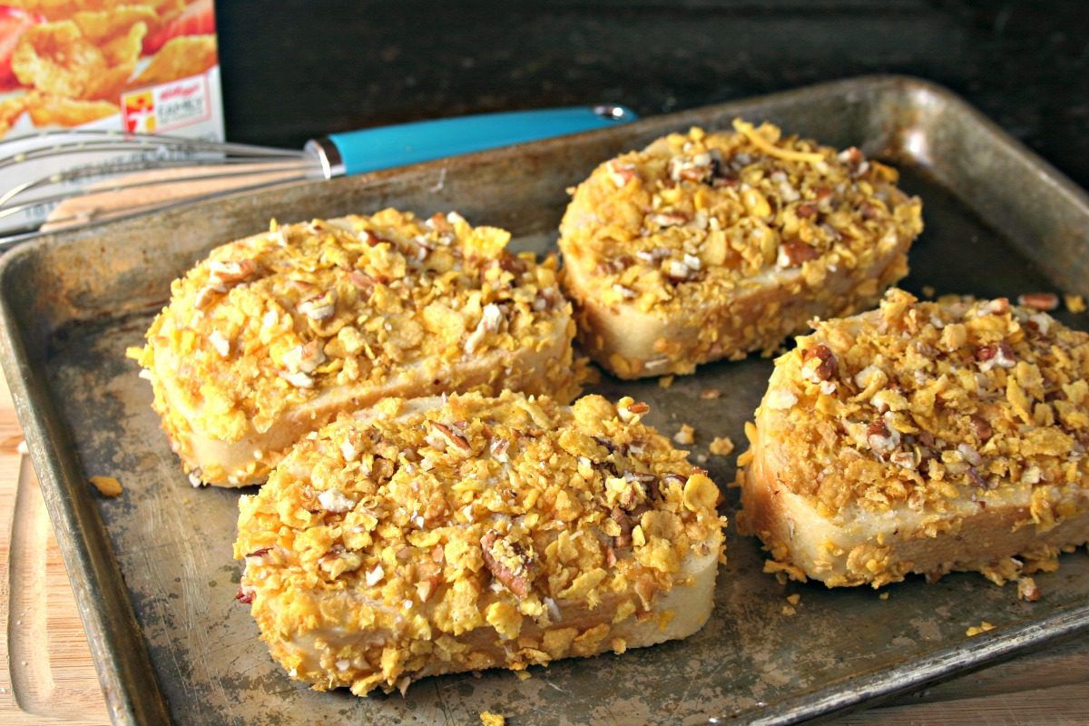 Crunchy, savory french toast is baked to perfection for a breakfast treat!