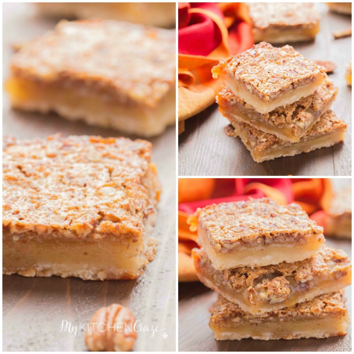 Pecan Pie Bars are a tasty, easy alternative to traditional pecan pie!