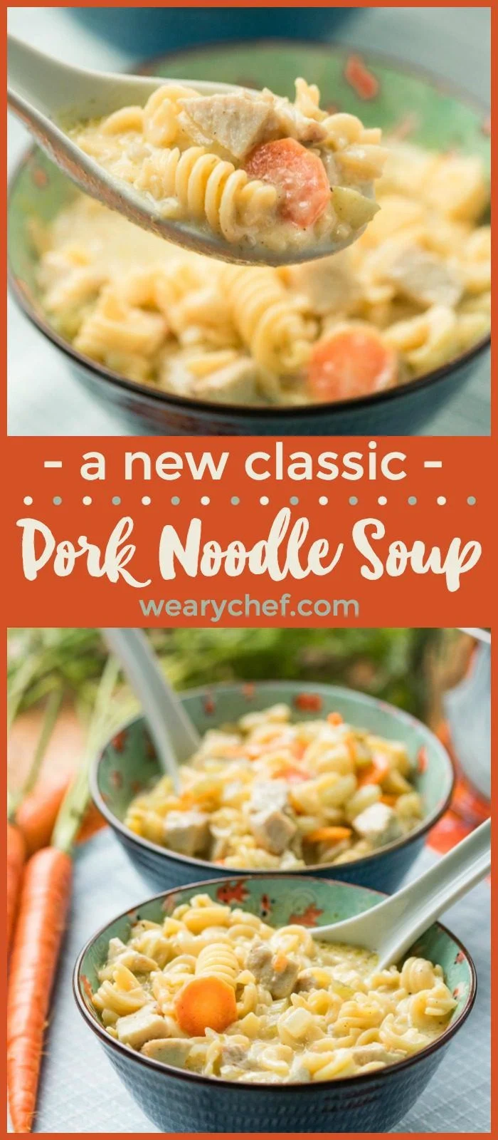 Got leftover pork tenderloin, roast, or ribs? This Pork Noodle Soup recipe is the very best way to turn last night's dinner into your new favorite comfort food!