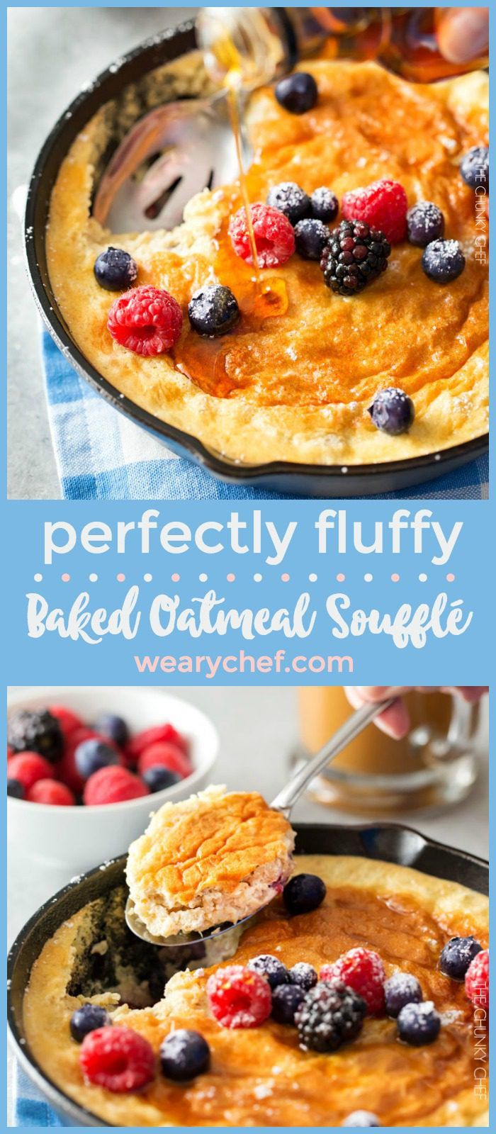 This fluffy oatmeal soufflé is delicious for breakfast or brunch. Don't be intimidated by the name. It's easy to make, and your family and friends will love it!