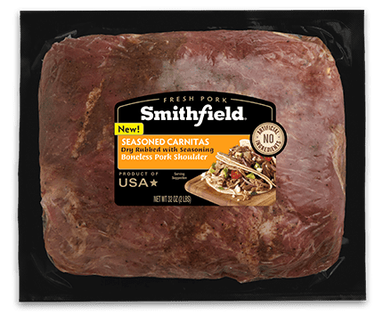 Smithfield Boneless Pork Shoulder Seasoned Carnitas