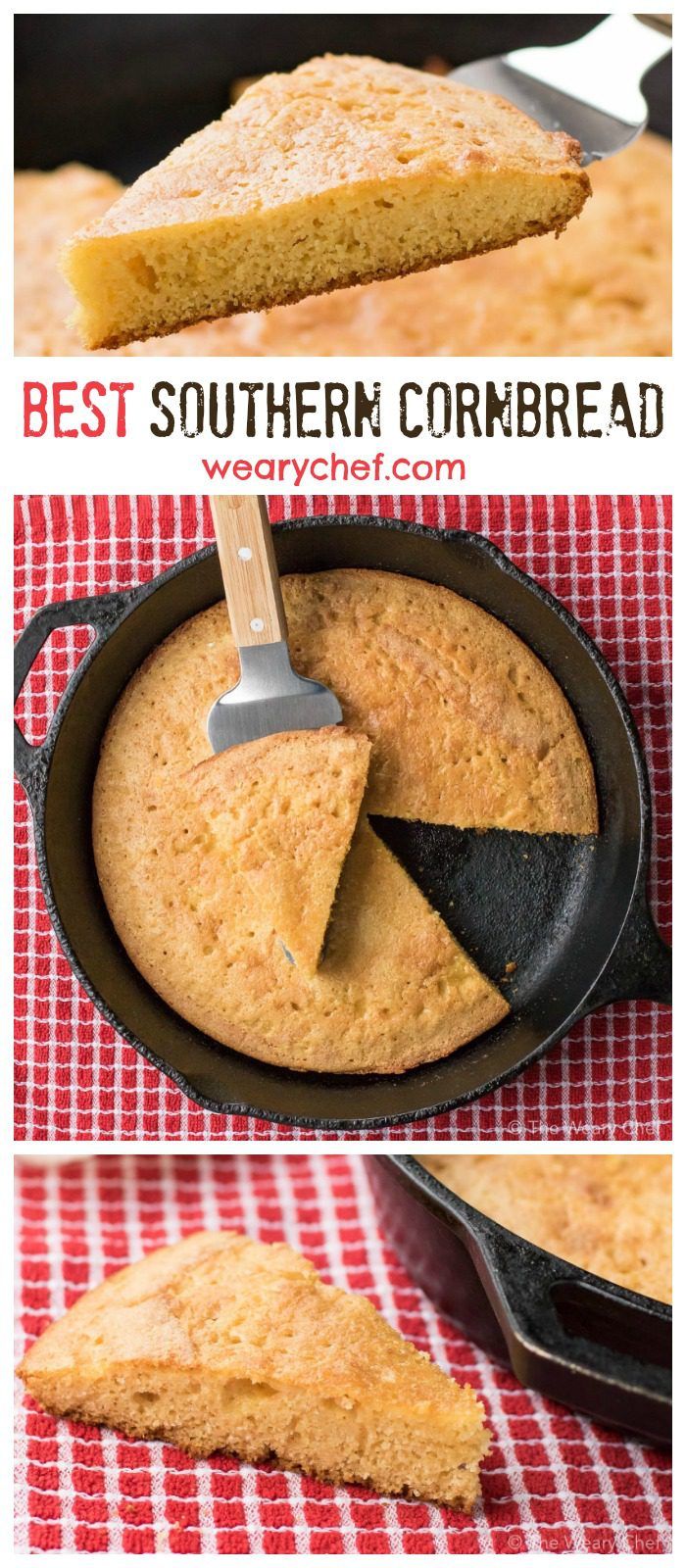 Simple Skillet Cornbread - Breads and Sweets