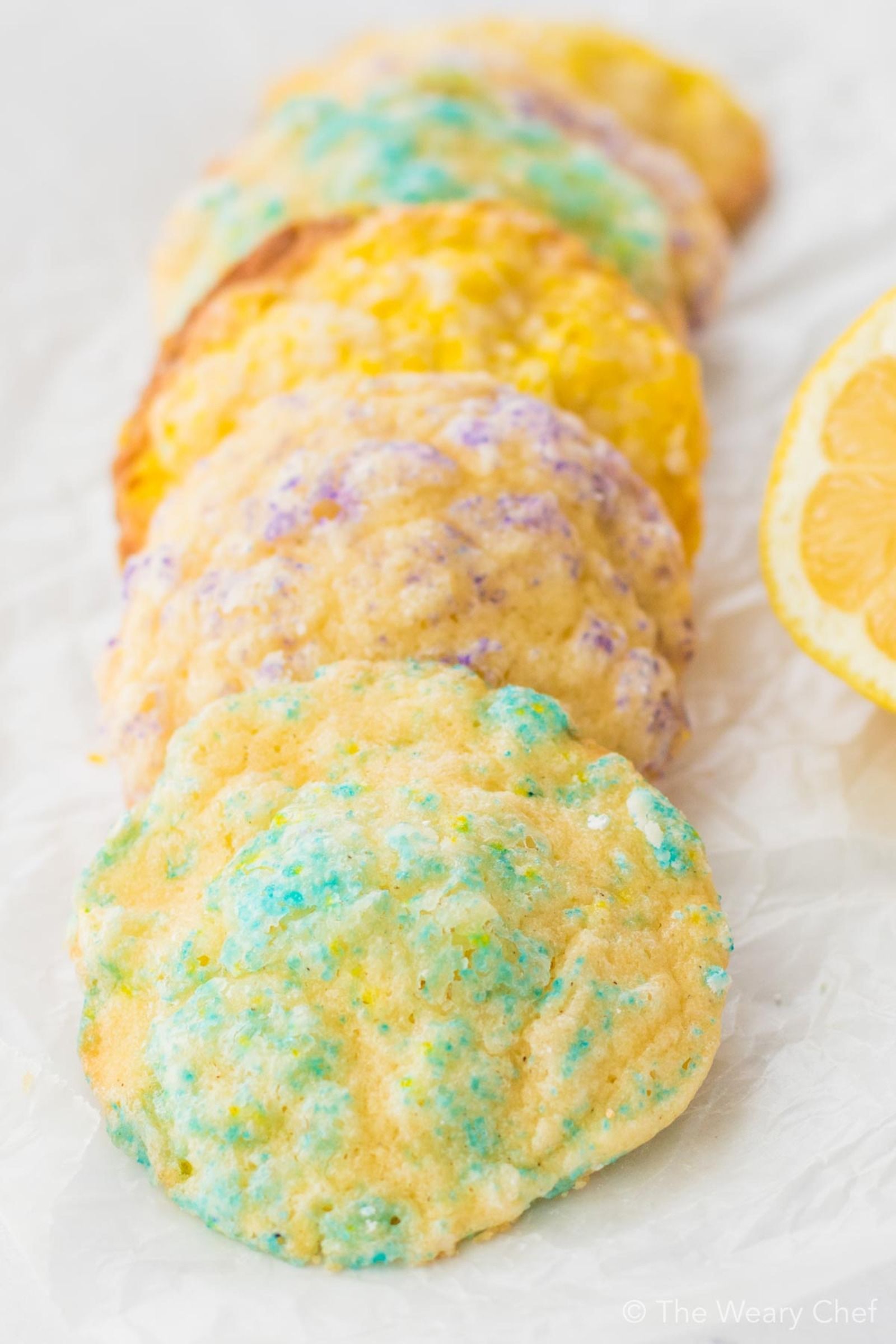 These tender, rich, delicious Lemon Gooey Butter Cookies are made with cake mix, premium butter, and just a few other ingredients. Decorate them to match any season!