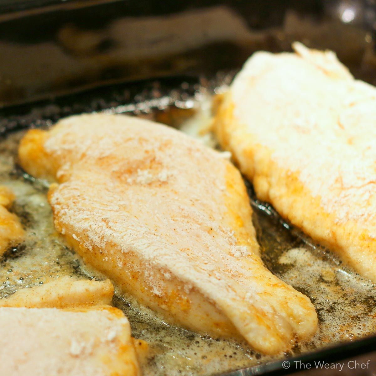 Enjoy all the flavor and crunch of fast food chicken with this lightened up Oven Fried Chicken Recipe! The flavorful breading is made with panko breadcrumbs for lots of crunch!