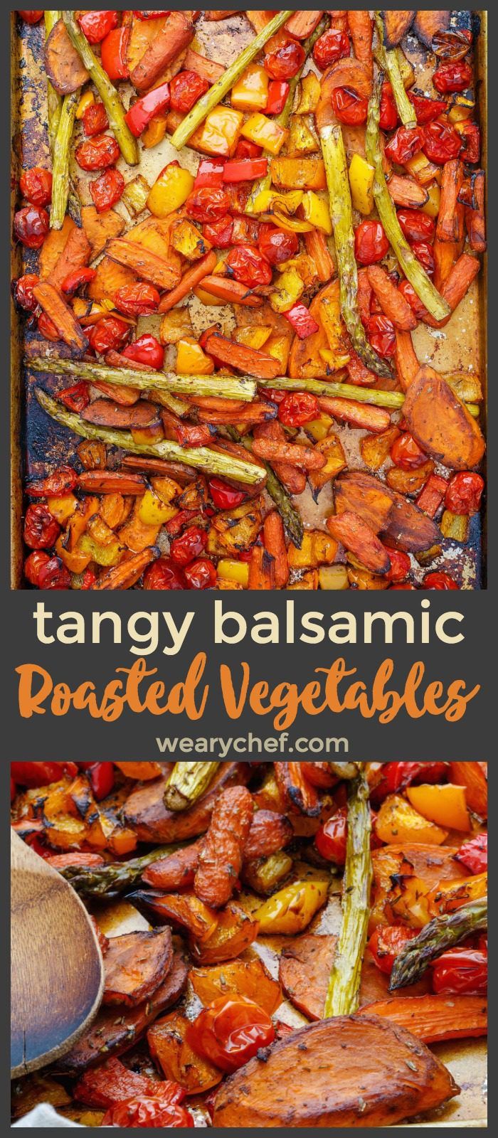 Balsamic Roasted Vegetables - The Weary Chef