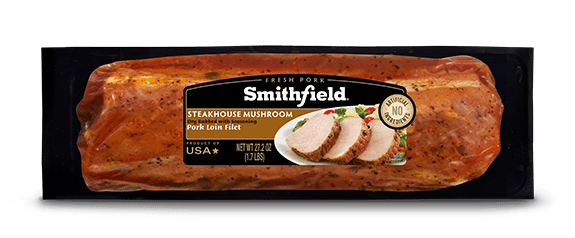 Smithfield Marinated Steakhouse Mushroom Pork Loin Filet