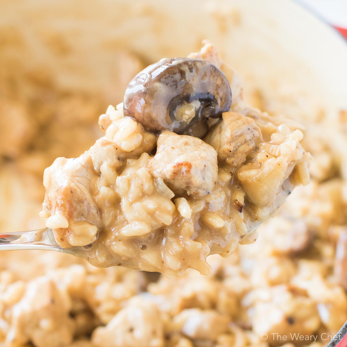 Pork Mushroom Risotto Recipe The Weary Chef