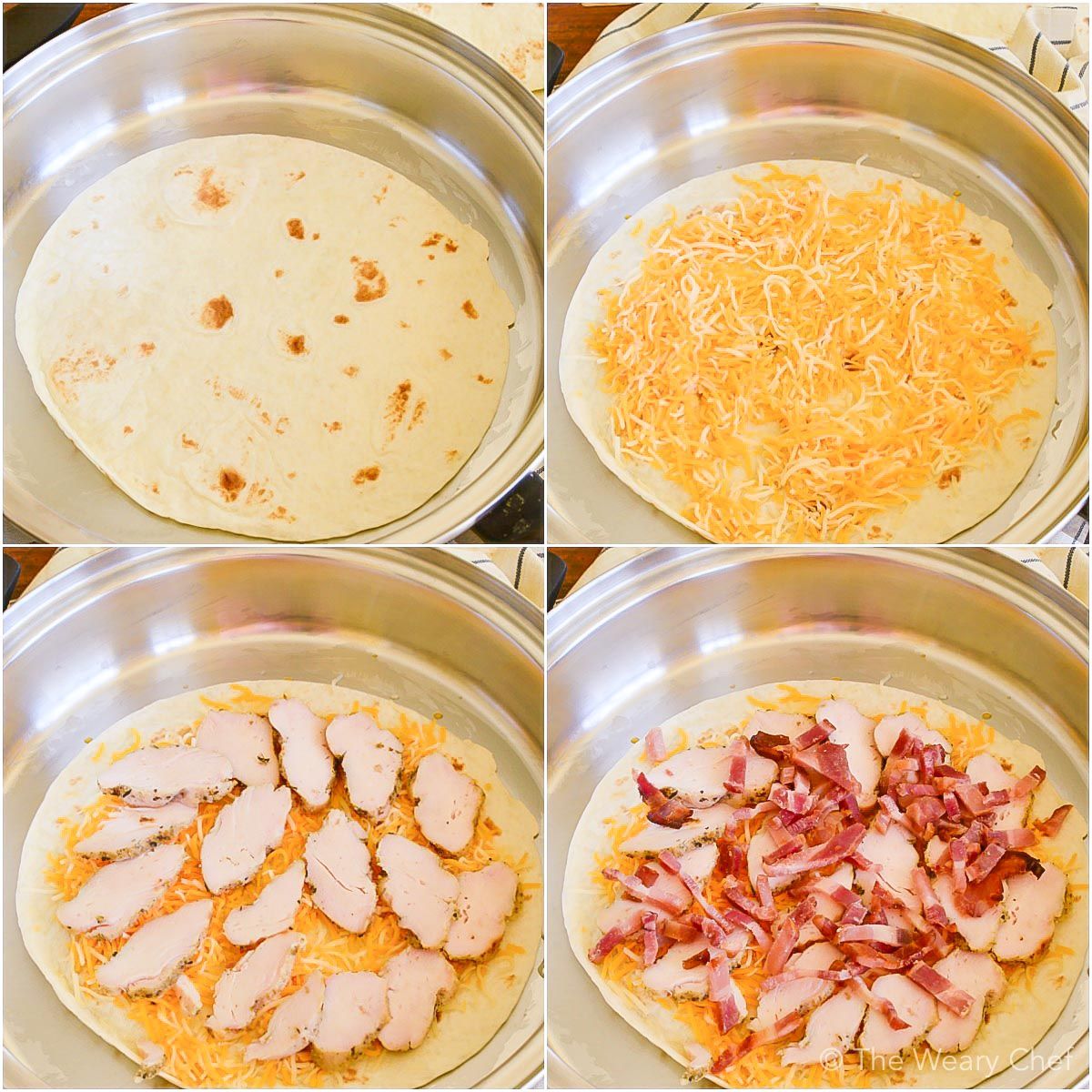 How to make Alice Springs Chicken Quesadillas