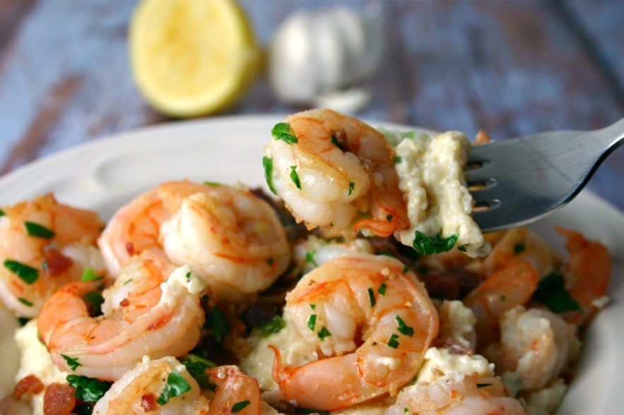 Smokey Shrimp and Grits by Life, Love, and Good Food