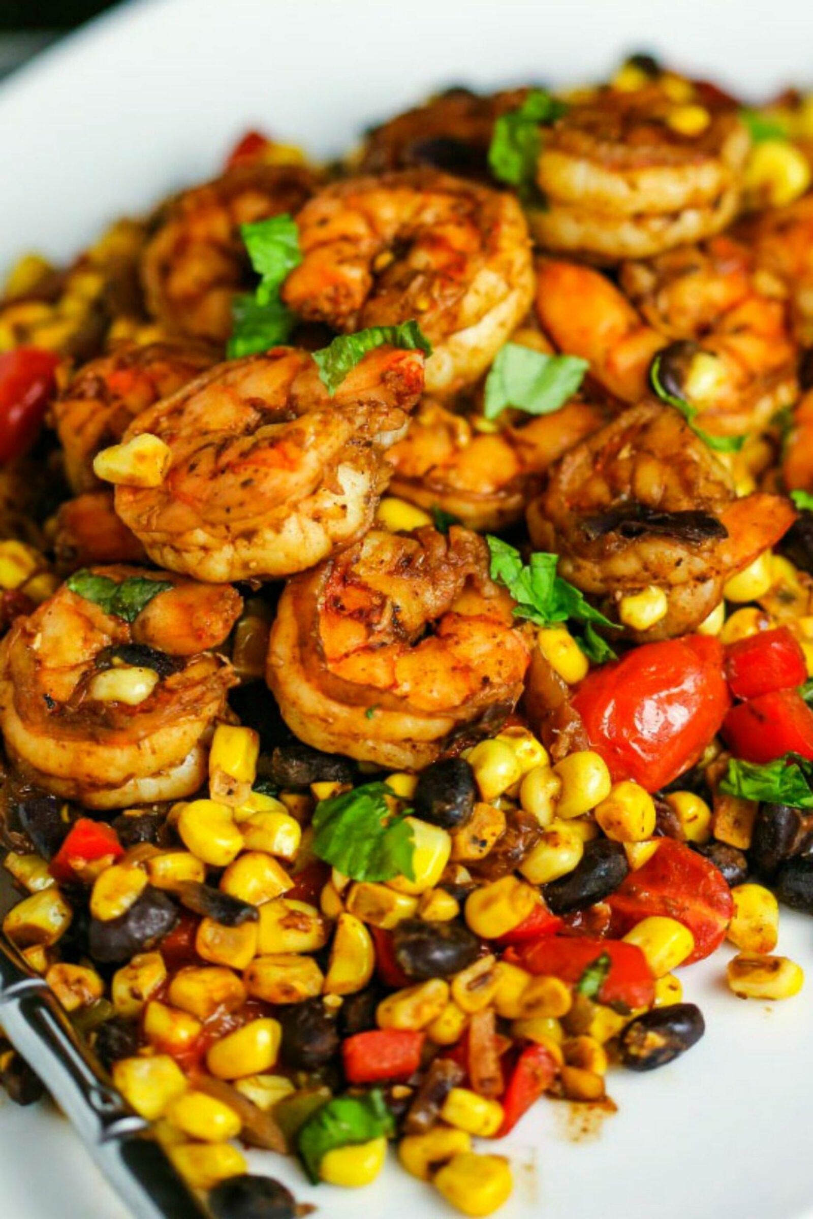 Southwest Shrimp Succotash - The Weary Chef