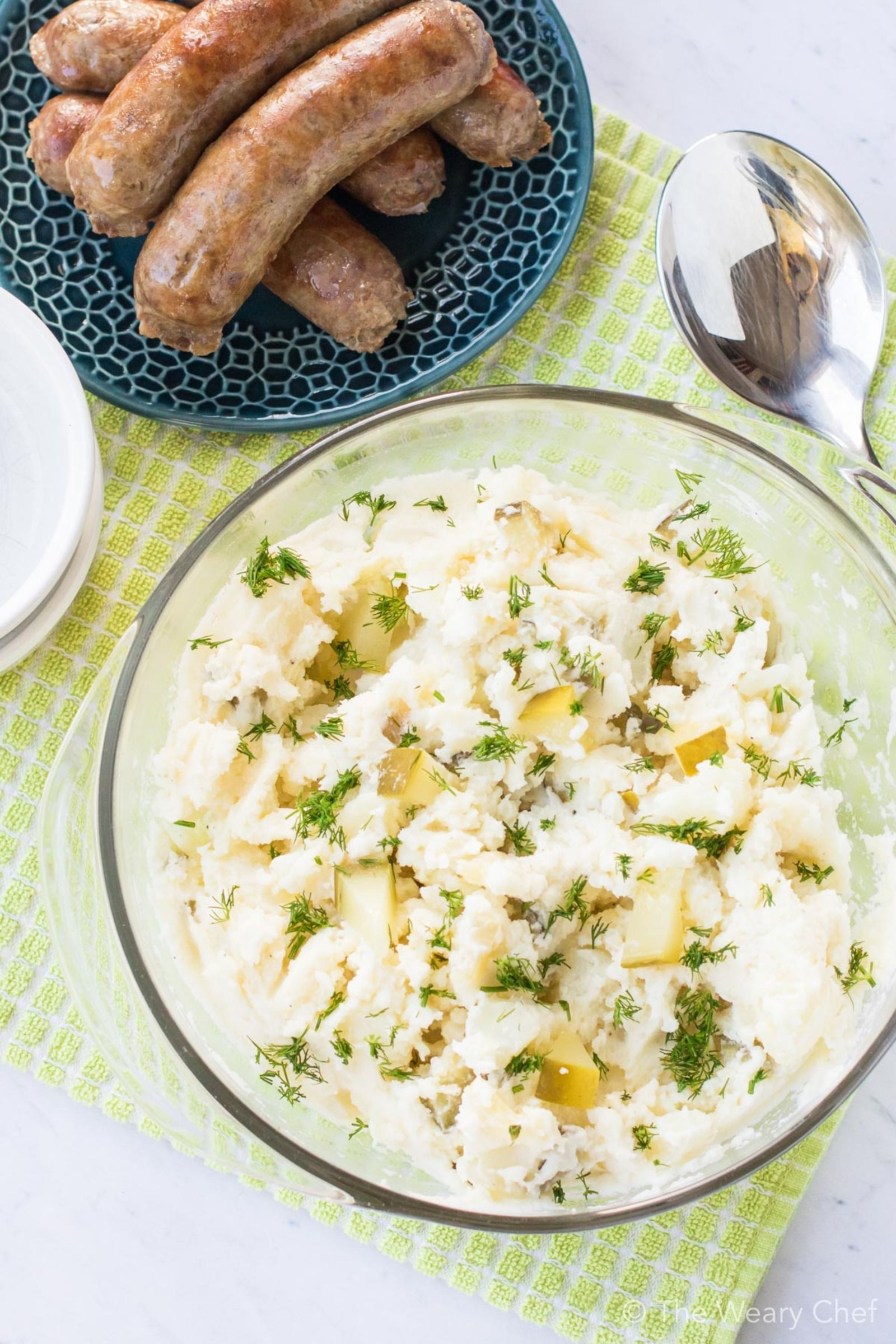 Attention all pickle lovers: This dill pickle potato salad will be your absolute favorite side dish all summer long!