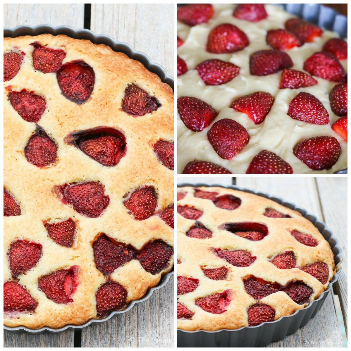 Are you ready for one of the easiest summertime desserts ever? You'll love this fresh strawberry cake! You can also make it with frozen berries any time of year.