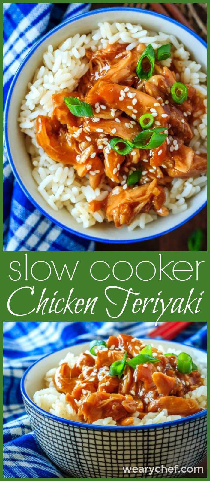 This slow cooker teriyaki chicken is a quick and easy dinner recipe that takes just minutes to get into the slow cooker. Perfect meal for those busy weeknights!