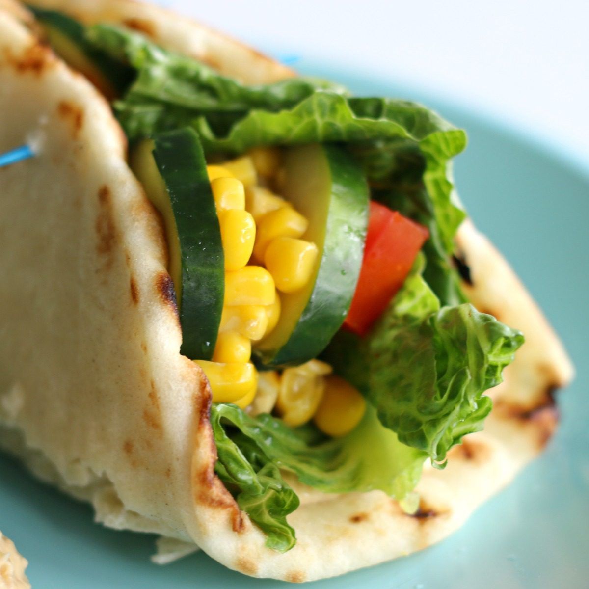 easy hummus wrap ready to eat