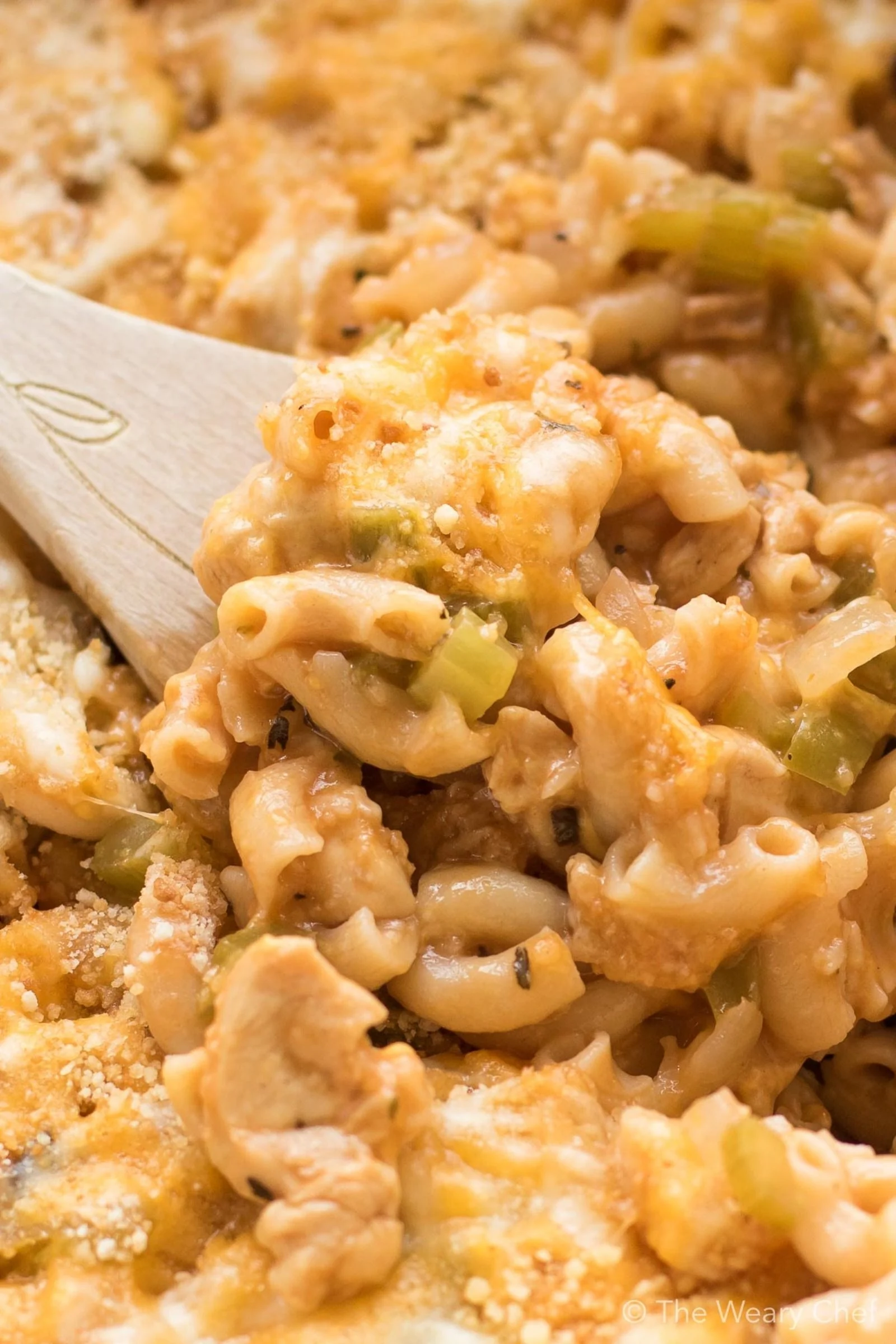 cheesy chicken macaroni casserole