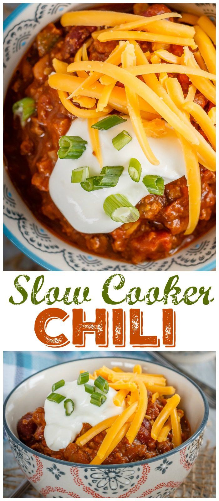 Slow Cooker Chili - The Weary Chef