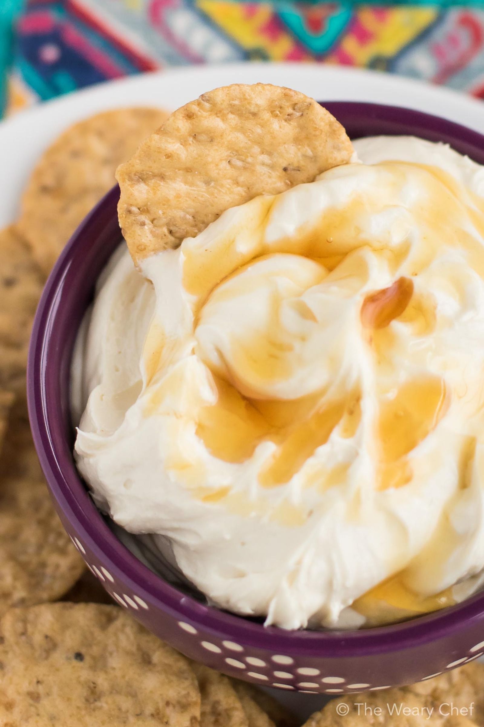 Honey Goat Cheese Spread or Dip - The Weary Chef