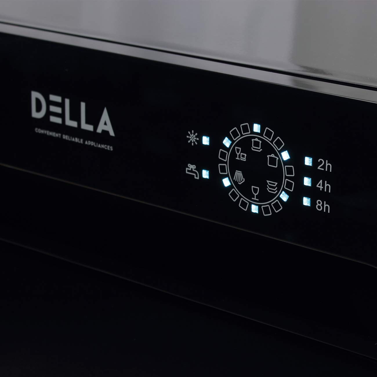 della portable dishwasher controls