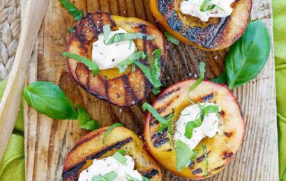 Grilled Stuffed Peaches recipe