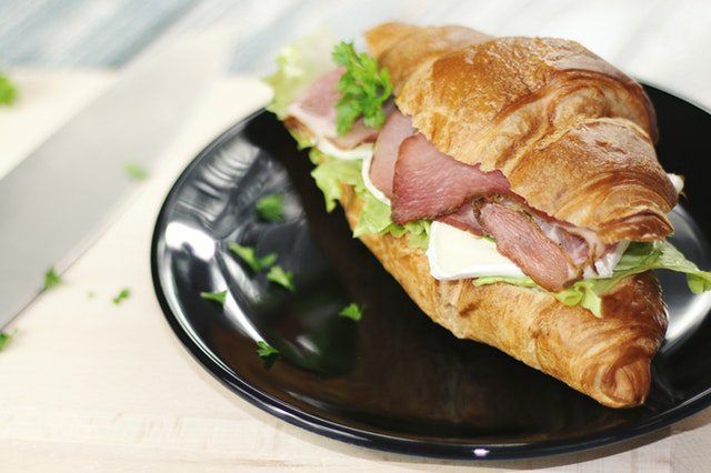 Ham and Cheese Croissant which you can bring and eat in your office