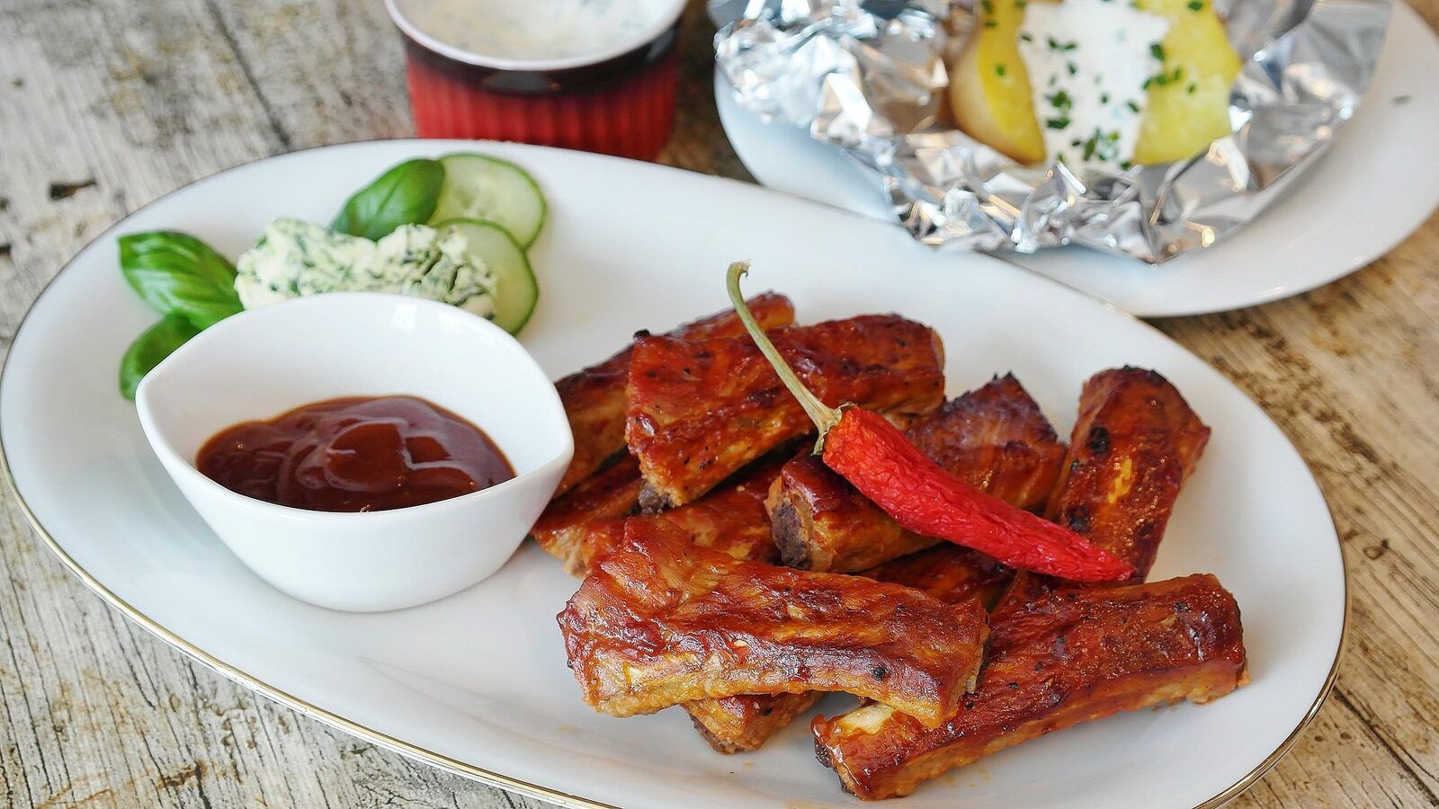 ribs grill bbq sauce