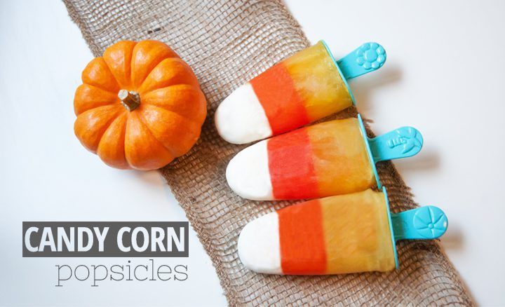 Candy Corn Popsicles by Petite Raisin